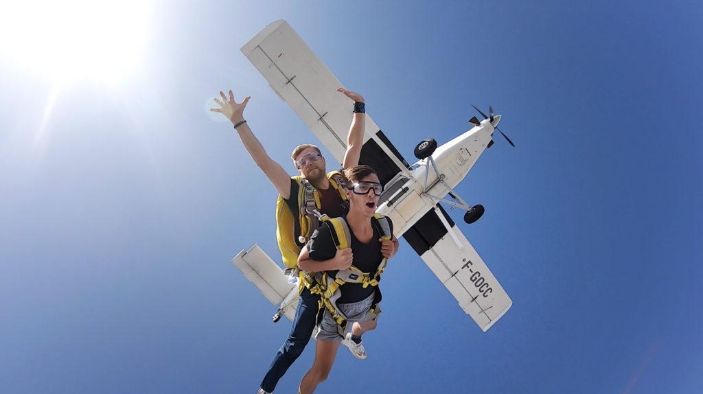 Sortie d’avion en tandem près de Toulouse
